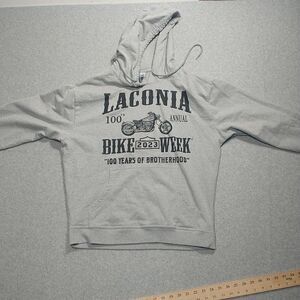 2023 Laconia New Hampshire Bike Week Hoodie Size XL. Condition is Pre-owned.